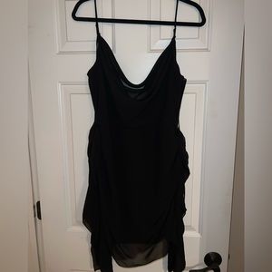 Oh Polly Cute Black Dress Size 14